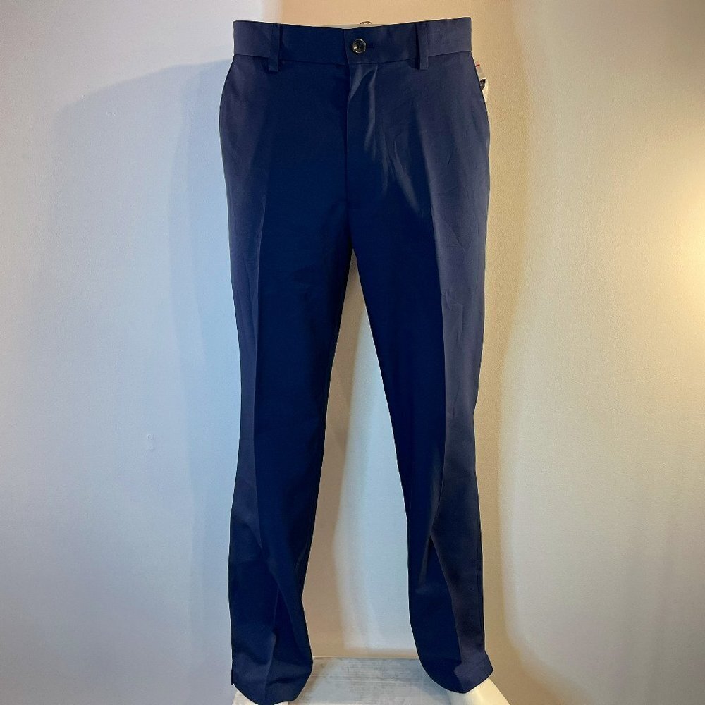 Greg Norman for Tasso Elba Men's Slim Fit Crisp Navy Pants - Size 34/32 - NWT